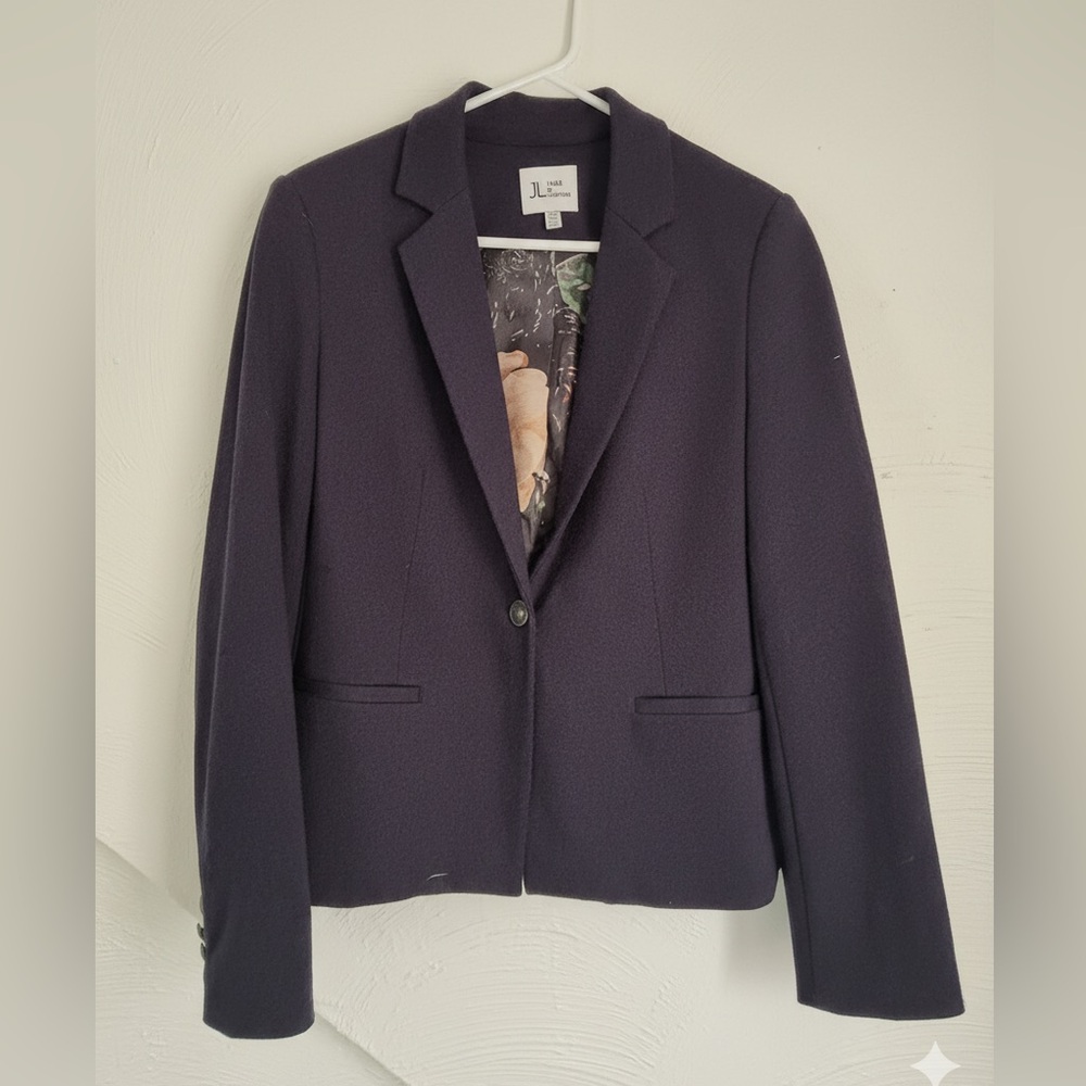 Jules and Leopold Women's Navy Blazer Sz M